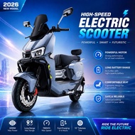 2026 New EV Ebike Skuter Motor Elektrik Bike Electric Scooter Motorcycle Skuter Elektrik