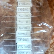 R chalk 10k 10k 5w10kj 5w 5watt 5 watt final Resistor 5watt watt 10kj5w regular Fajar electro 2