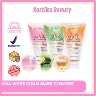 VIVA WHITE CLEAN MASK REFRESHNER PH BALANCE 50GR - SABUN MUKA VIVA SEKALIGUS MASKER WAJAH VIVA FACIA