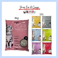 [⭐Pls. choose Seller Own Fleet Delivery] Angel Pure Premium Cat Litter 8kg /8.5kg (4 pkts)