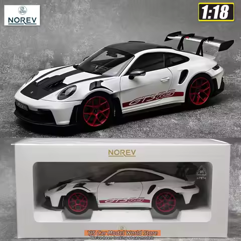 NOREV Diecast model 1:18 Porsche 911 GT3 RS 2022 Metal car model Static Collection Holiday Gift Coll