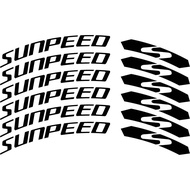 Sunpeed Bike Rim Decals 13pcs