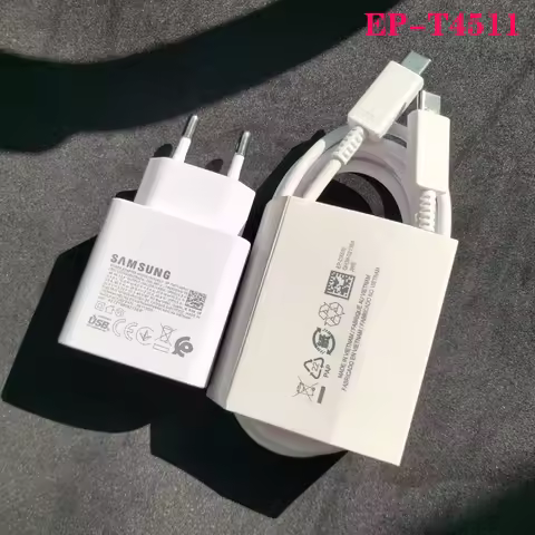 EP-T4511 Samsung 45W USB C Charger Super Fast Charge EU Adapter 1/1.8M Type C Cable For Galaxy S26 S
