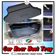 Car Boot Tray suits Perodua Proton Honda Ativa Bezza Aruz Axia Myvi City High Quality Car Rear Trunk