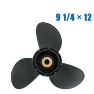FW Outboard Propeller For Suzuki 8 9.9 15 20 HP 9 1/4 *12 Motor Aluminum Alloy Screw 3 Blade10 Splin