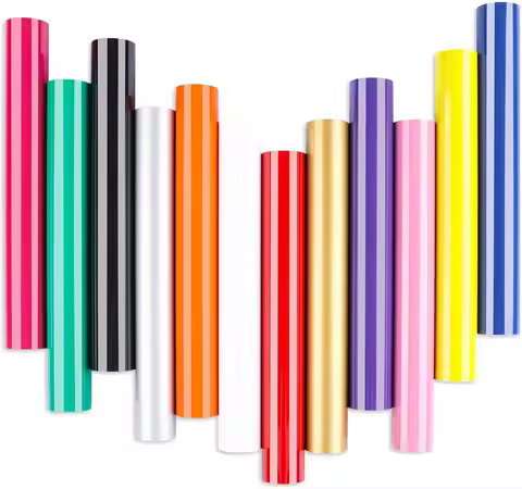 1 roll 12in x 33ft/30cmx300/500/1000cm vinyl heat transfer iron on DIY clothing film cut silhouette