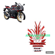 HONDA CBR 150R 2025 STD BLACK DOFF MOTORCYCLE BODY STRIPING STICKER FULLSET STANDARD