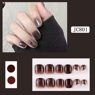 Fake Nails Fake Nails with Glue Finished Fake Nails Short  Short Fake Nails 