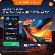 Xiaomi TV A 43 2026 | 4K/HDR 10/Google TV/Dolby Audio™️/Xiaomi Sound/Voice control/Smart TV
