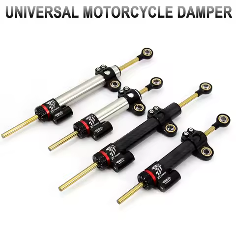 345mm 255mm Universal Motorcycle Adjustable Steering Damper Stabilizer For Yamaha MT10 MT-07 MT09 ZX