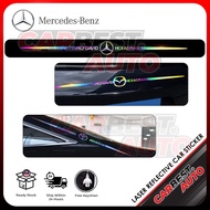 Mercedes Benz Laser Reflective Car Accessories Sticker C200 GLC CLA C200 E300 E200 Aksesori kereta 2