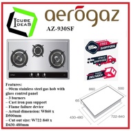 Aerogaz AZ-930SF 90cm S/S Gas Hob/| Local Singapore Warranty | Express Free Home Delivery