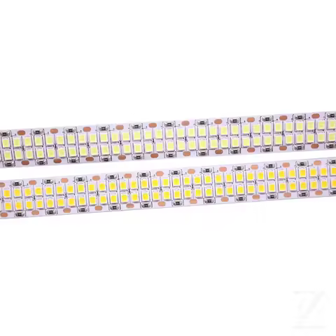 1/2/3/4/5M 240leds/m 480leds/M 12V 24V 2835 LED Strip tape light double row IP20 White/Warm White 12