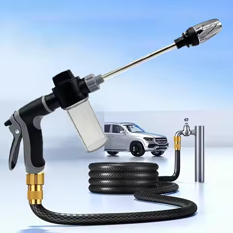 A Handy High Pressure Car Cleaning Water Gun 3/4 Inch, Garden Hose Nozzle, Garden Watering Hose Spra