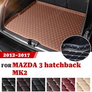 Car Trunk Mat For Mazda 3 Hatchback MK2 2012 2013 2014 2015 2016 2017 Custom Car Accessories Auto In