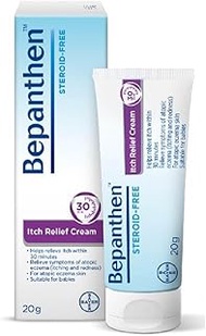 BEPANTHEN Itch Relief Cream (For Eczema-Prone Skin + Dermatologically Tested + Steroid-Free) 20g