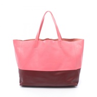 【二手】Celine CELINE Tote Bag Horizo​​ntal Cabas 166113 波爾多紅/粉紅色皮革 Horizo​​ntal Cabas 女款二手 B