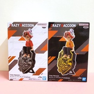 [ Genuine BANDAI ] Arisakaaa Model - Crazy Raccoon Monitor Top Banpresto Figure