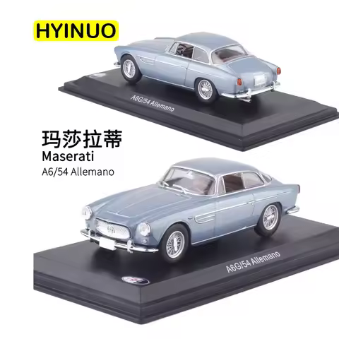 1:43 Scale Metal Alloy Classic Maseratis Racing Rally Car Model Diecast Vehicles Toys For Collection