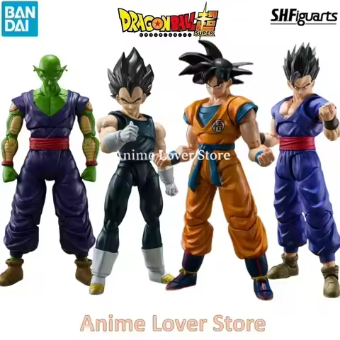 Bandai SHFiguarts SHF Dragon Ball Super Hero Son Gohan Son Goku Vegeta Piccolo Anime Action Figures