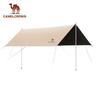 CAMEL CROWN Outdoor Camping Silver-coated Sun Protection Canopy Tent Camping Equipment Awning