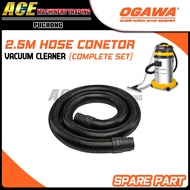 OGAWA EUROPOWER VAC5001 BF575 BF585-3 2.5m Vacuum Hose C/W | Hose Only | Hose Adapter(36.5mm) | Hose Connector(44.5mm)