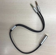 3.5mm 耳機mic PC 轉換線