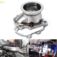 Eon Upgraded Booster Down  T25 T28 GT25 Flange to 2 5 Inch 63mm V band Adapter