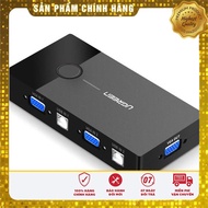 Signal converter with 2 CPUs using 1 screen KVM Switch USB Genuine high quality Ugreen 30357