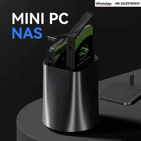 SSD 2x2.5/3.5" HDD RAID NAS Mini PC I ntel N150 Ryzen 7 5825U DDR4 M.2 Firewall R outer P fsense Wi 
