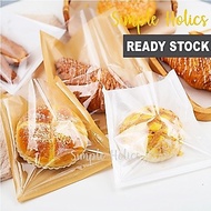 Greaseproof Window Packaging Takeaway Bread / SoftBun/ Toast/ Doughnuts/ Croissant / Danish Pastry