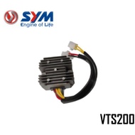 (100% ORIGINAL) SYM VTS200 RECTIFIER REGULATOR ASSY KATAU KATAB RETIFIER POTONG KARAN VTS-200 VTS 20