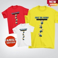 Family Tshirt Minions Set Baju Family Birthday Tshirt Family Day Holiday Events