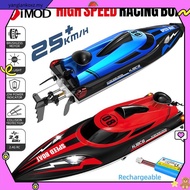 RC Boat HJ808 2.4Ghz 25km/H High-Speed Remote Control Racing Ship Water Speed Boat Kids Model Toys