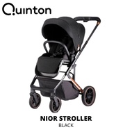 Quinton Nior Stroller 2 Way Parent Facing Compact Baby Stroller Luggage Concept - Black