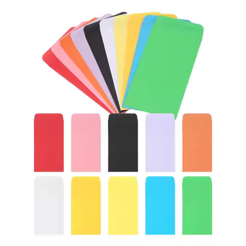 200Pcs 16.5x8.89cm Money Envelope Cash Envelopes Money Holder Bags Budgeting Saving Challenge Letter