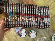 (thường) Bộ truyện tranh cũ Thanh gươm diệt quỷ Kimetsu No yaiba Kny bản thường kèm phụ kiện