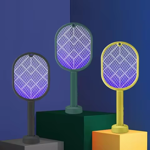 USB rechargeable electric mosquito swatter household mosquito killer lamp two in one mosquito repell