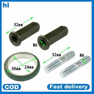 hl Motorcycle Exhaust Studs Nuts Gasket Set Fit for GY6 50cc 125cc 150cc QMB139 ph