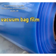 Color: blue Width 75cm-2mVacuum bag film temperature resistance 205 ℃ cylindrical film width 45cm 75