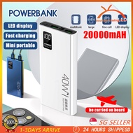 20000mAh Powerbank 40W Super Fast Charge Powerbank Qc3.0 Power Bank