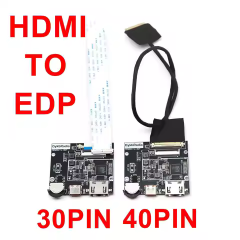 30pin/40pin EDP Driver Board HDMI 4K 2K 60hz LCD Signal Converter Projection Displays For Monitor 10