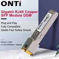 ONTi Gigabit SFP To RJ45 SFP Module 1,000Mbps SFP Copper Wire RJ45 SFP Transceiver Module Compatible