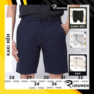 Men's Khaki Yessir RURUMEN Shorts Men's Shorts VNXK High Quality Black, Gray, Cream - QB354