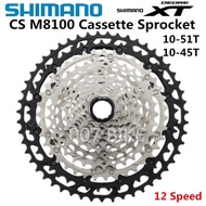 SHIMANO DEORE XT CS M8100 12 Speed 12S 10-51T MTB Mountain Bike Bicycle Cassette Sprocket CS-M8100 Bike Parts 12S