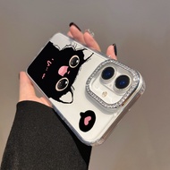 Lovely Black Cat Love Heart Phone Case For Motorola Moto E22i E20 E30 E13 G60 G54 G34 G13 G23 G10 G2