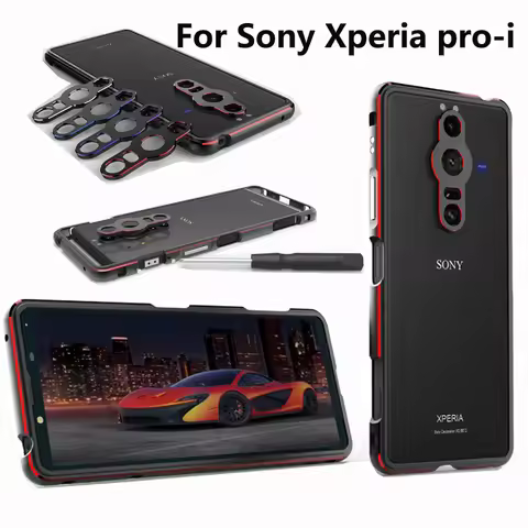 Bumper for Sony Xperia Pro-I Ultra Thin aluminum Metal Frame Case for Sony Xperia Pro I XQ BE62 Cove