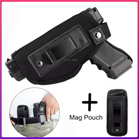 Universal Concealed Carry Gun Holster Fits All Firearms S&W M&P Shield 9/40 Taurus PT111 G2 Sig Saue