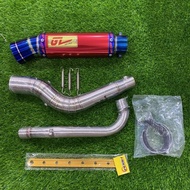 GL RACING EXHAUST OPEN TEMBAK BULAN Q75 Y15 Y15ZR YSUKU V1 V2 / WAVE100R W100R / WAVE110 W110 / LAGENDA 115 FI SRL115 FI