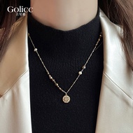 [Ulasan Positif Jenama 837,000+] Kalung Mutiara Cakera Bulat Bintang Melard untuk Wanita 2025 Barang